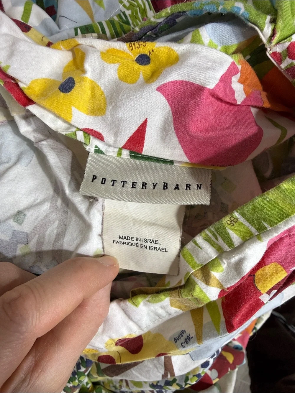 Pottery Barn freshly laundered